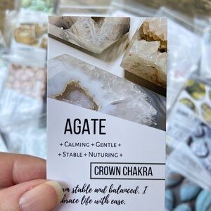 Crystal Properties Cards for Crystal Sellers Marketing Business NWOT- Bundle